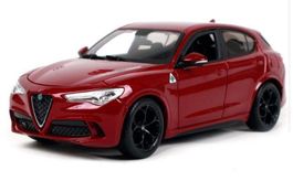 Alfa Romeo Stelvio QV Modellauto 1:24 Bburago NEU