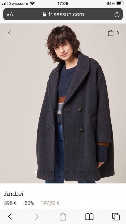 Manteau sessun hot sale