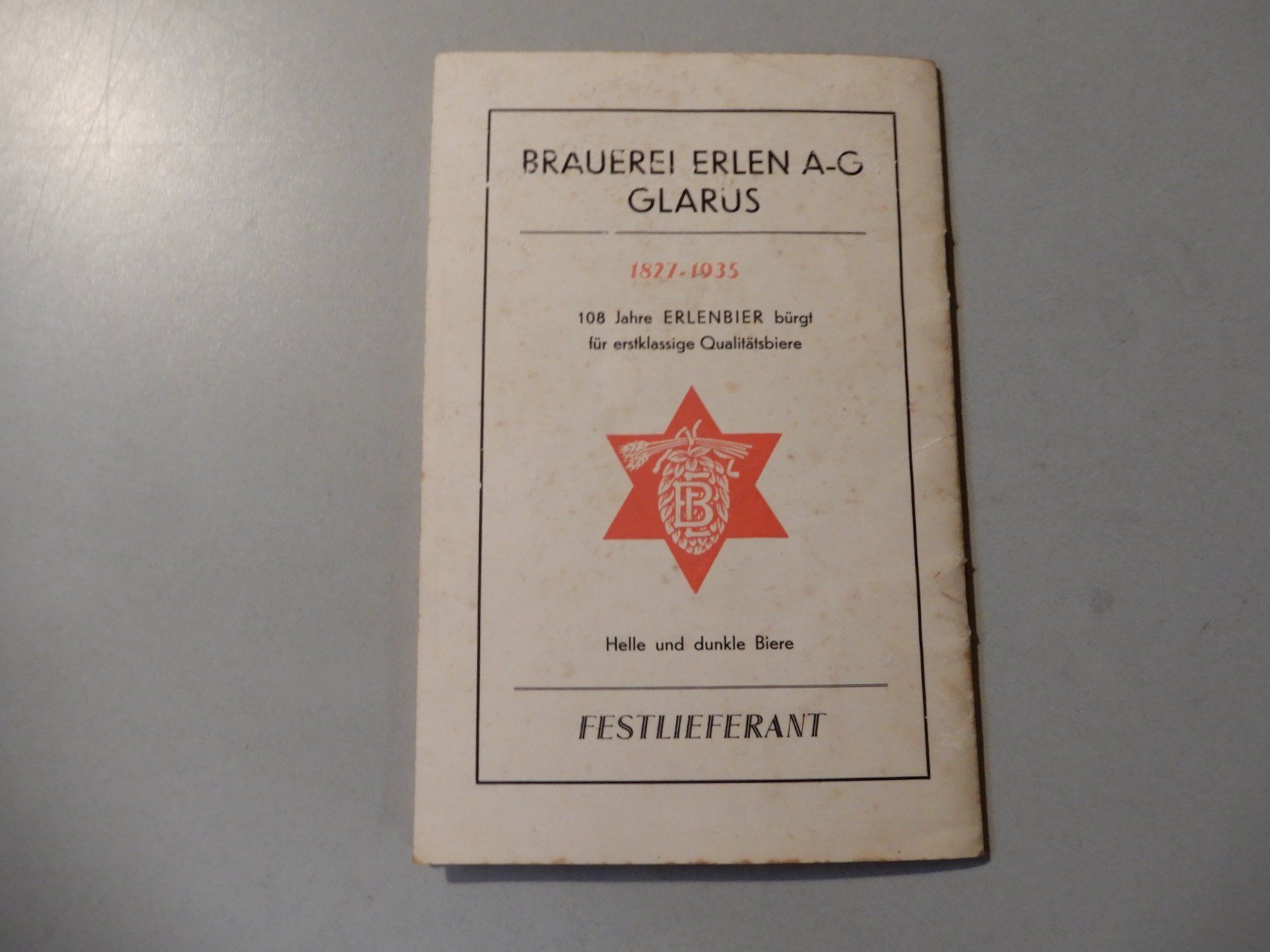 Dokumente: Glarner Kantonalturnfest 1935, Festführer – Gebraucht aus Erstfeld von Mario_boe0 9