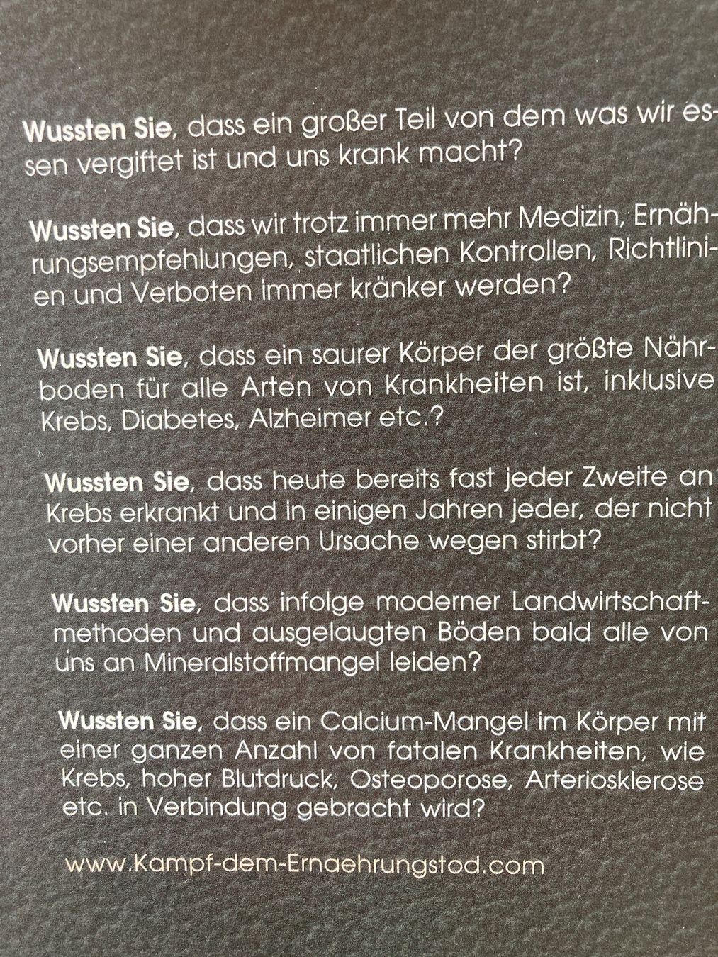 Libri: Ruedi Buser, Kampf dem Ernährungstod – Usato da Baden venduto da Yoyo1 1