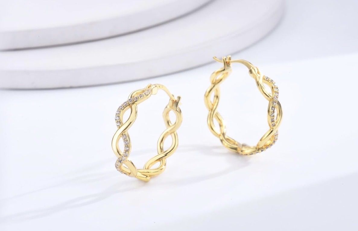Boucles d'oreille: 18K Vergoldet Ohrringe – Neuf avec emballage d'origine à Hemmental par GoldWert1 2