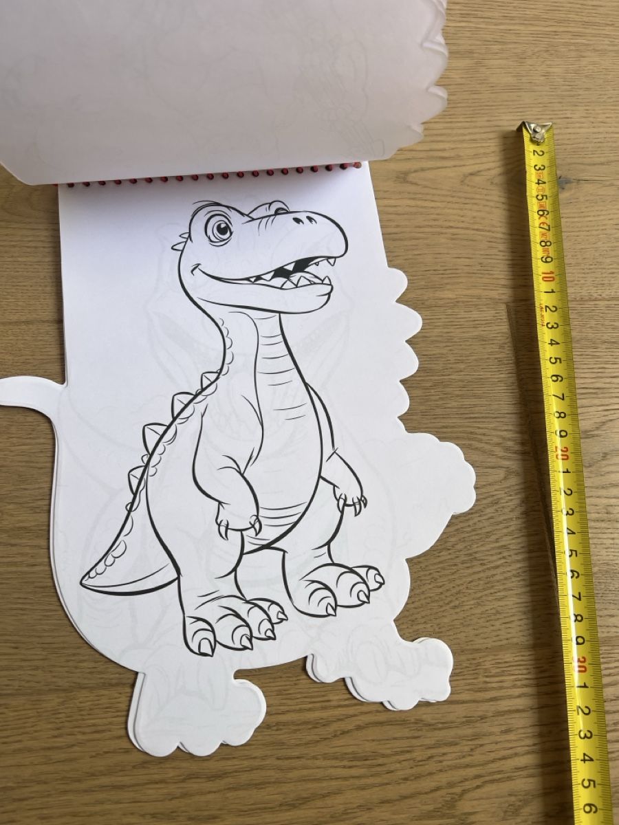 Libri: Neu: Dino Malbuch mit Stiften & Stickern – Nuovo (secondo la descrizione) da Oensingen venduto da katepe 6