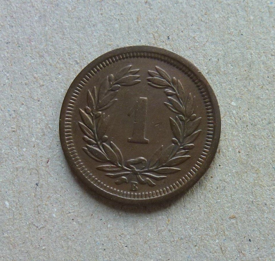 Tutti le monete: ++ 1 Rappen 1883, gute Erhaltung – Usato da Walkringen venduto da Casablanca777 1