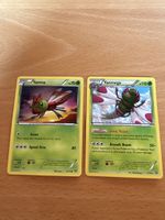 2 Pokémon Karten: Yanma & Yanmega