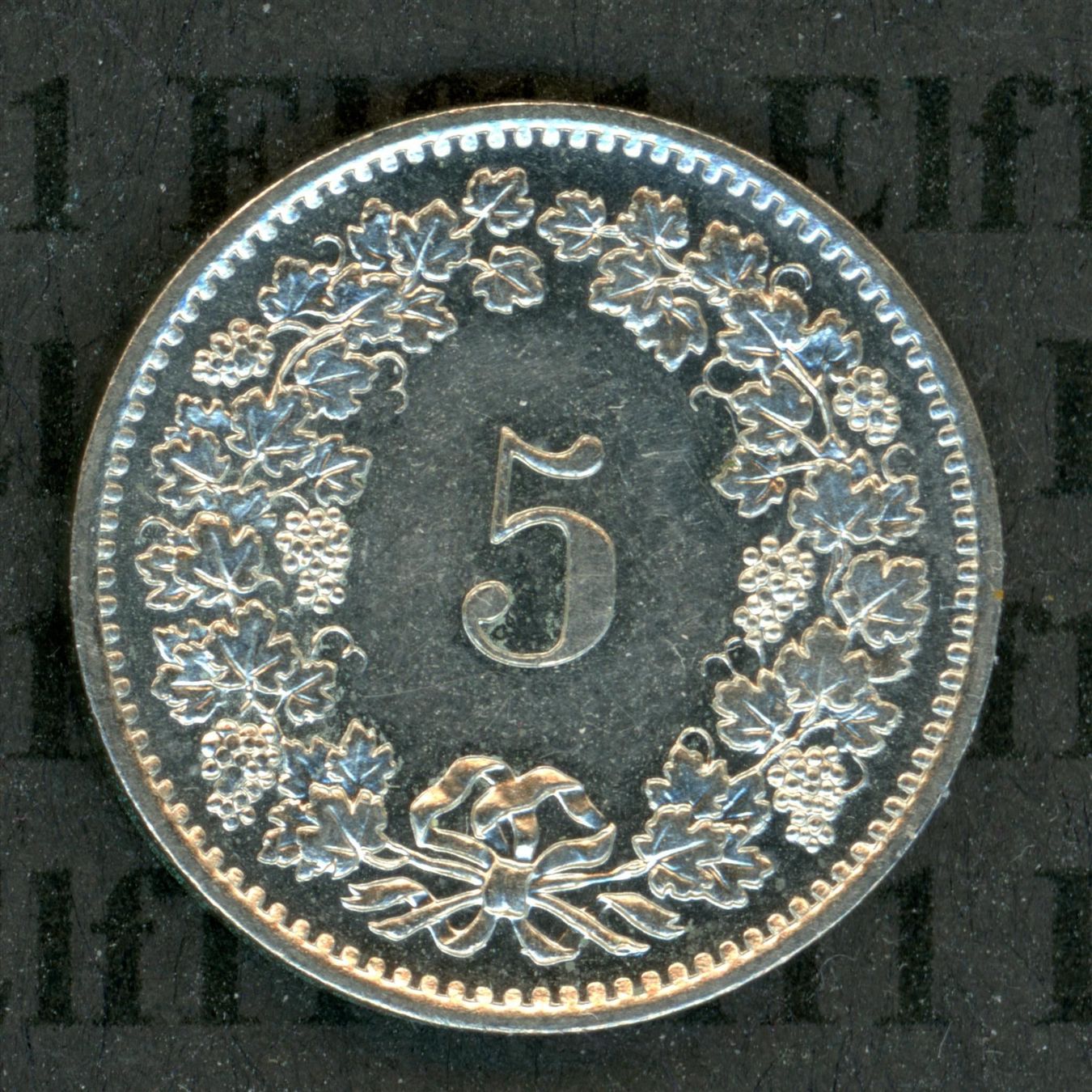 Tutti le monete: CHF___0.05 1976 vz-unz 5 Rappen – Usato da Widnau venduto da Elf11 1