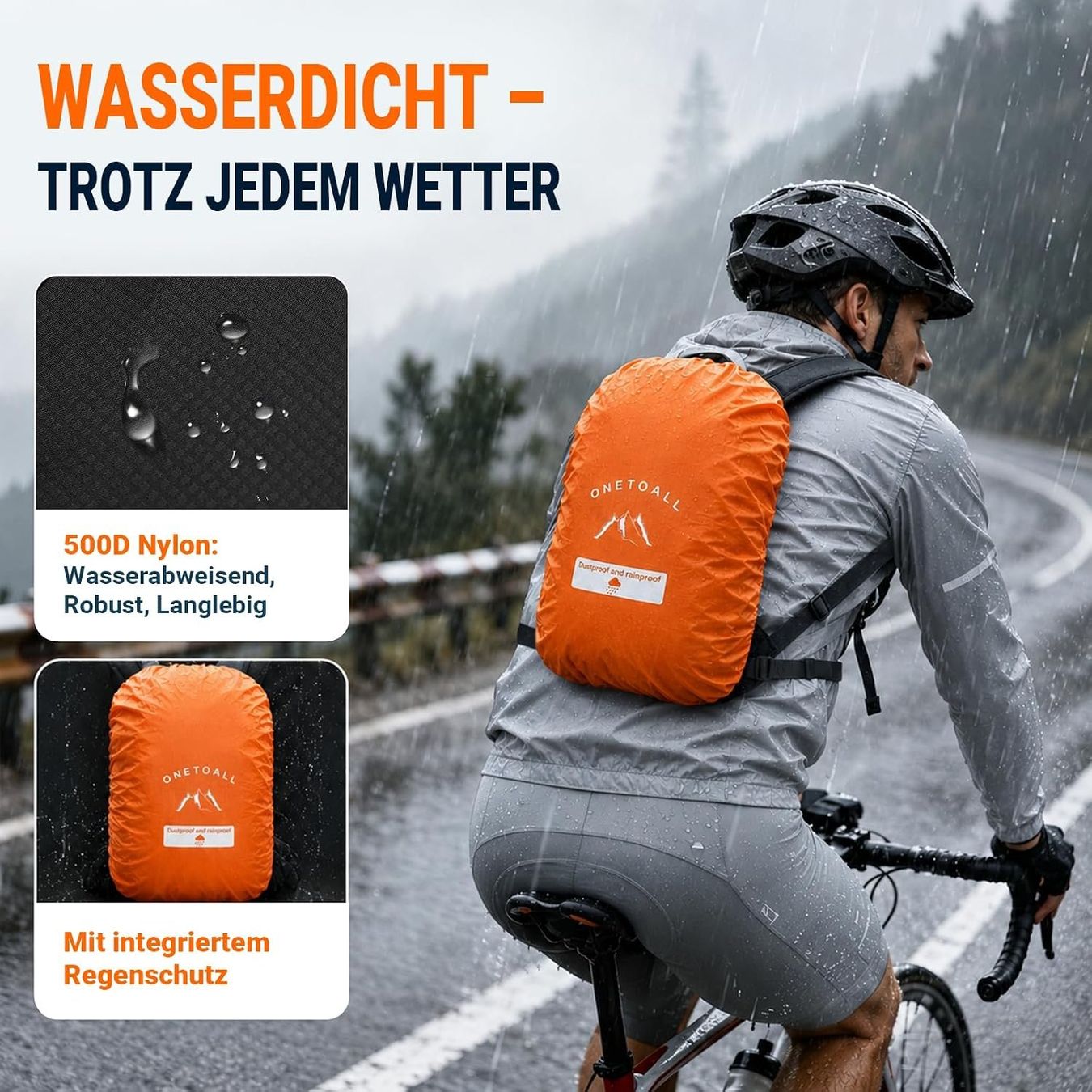 Rucksäcke: Wanderrucksack 20L leicht mit Regenhülle – Neu und originalverpackt aus Suhr von SchnapperCH 4