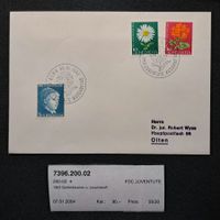 FDC Pro Juventute 1963 ohne Leuchtstoff