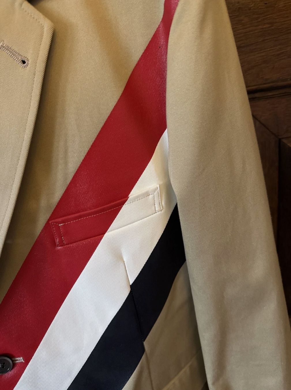 Giacche: THOM BROWNE Diagonal Unconstructed BeigeBlazer Jacket 4 / 52 – Nuovo (secondo la descrizione) da Kreuzlingen venduto da kruezbiz 7