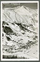 AK sw Davos GR Parsennbahn Weissfluhjoch,Standard Run ≈ 1957