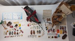 Playmobil 2x Piratenschiff (Vintage) und Piratenschatzinsel