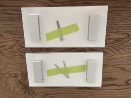 2x Wandgarderobe
