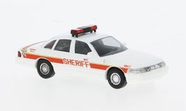 Ford Crown Victoria NY Sheriff Busch H0 1/87
