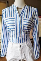 Elegant Hails Striped Blouse, Size M, Great Condition.