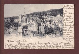 NEUCHÂTEL - La Collégiale - 1902