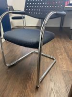 Bürostuhl/Besucherstuhl mit Chromgestell