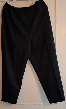 CHARLES VÖGELE Elegante, schwarze Hose für den Herbst XL