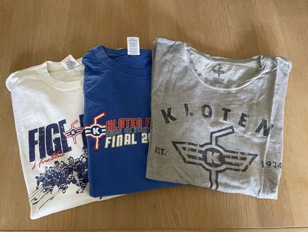 3x Kloten Flyers T-Shirts verschiedene Modelle Grösse M/L