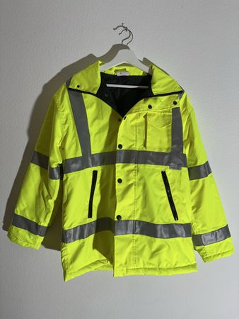 Warnschutzjacke / Sicherheitsjacke Gr. M Kapuze – 3M