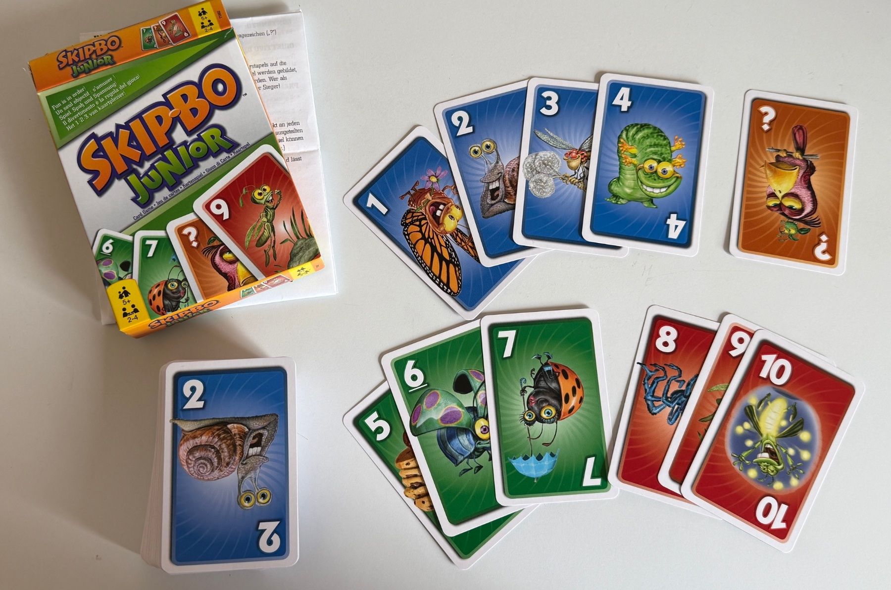 Mattel Giochi: Skip Bo JUNIOR Karten - unbenützt – Nuovo (secondo la descrizione) da Samedan venduto da Gischpel25 1