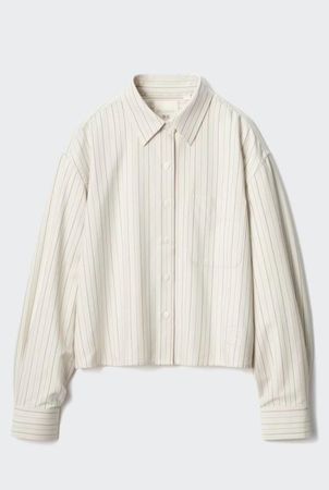 UNIQLO Oxford Boxy Hemd Damen Medium