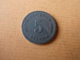 Dt. Reich 1899 A, 5 Pfennig