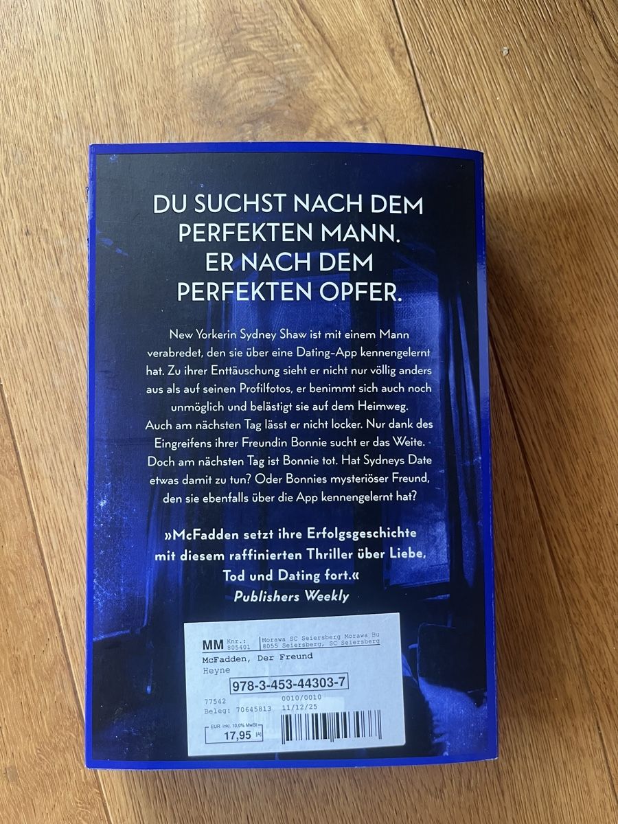 Bücher: Der Freund von Freida McFadden – Gebraucht aus Sax von Tra_9450 1