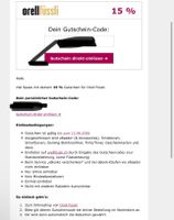Orell Füssli Rabattcode 15% (bis 12.6.26)