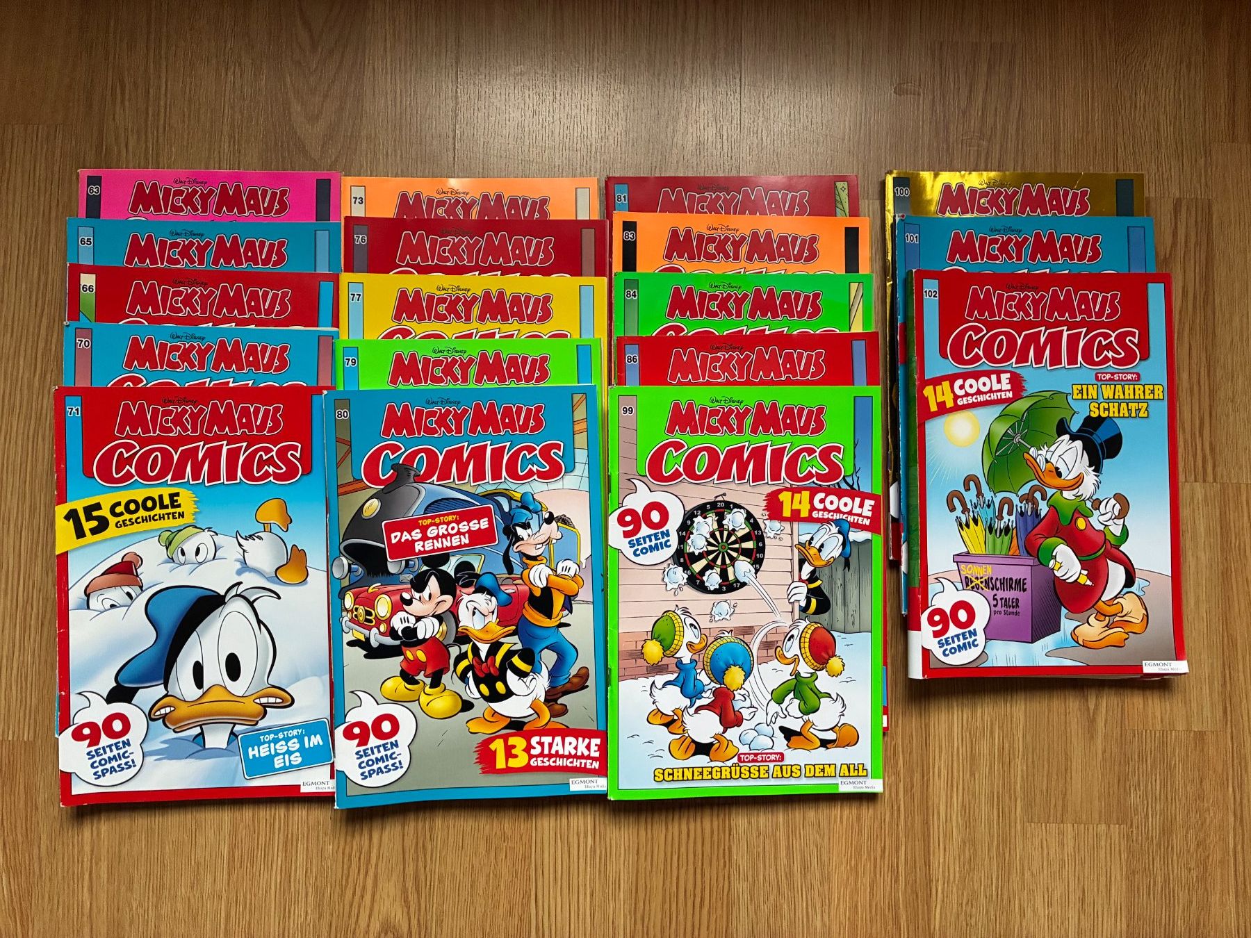 BD: 11 Donald Duck Hefte + 18 Micky Maus Hefte – D'occasion à Pfäffikon par sparbelloni 1