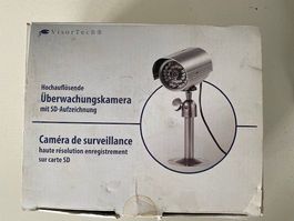 VisorTech Ueberwachungskamera mit SD-Aufzeichnung, Top!