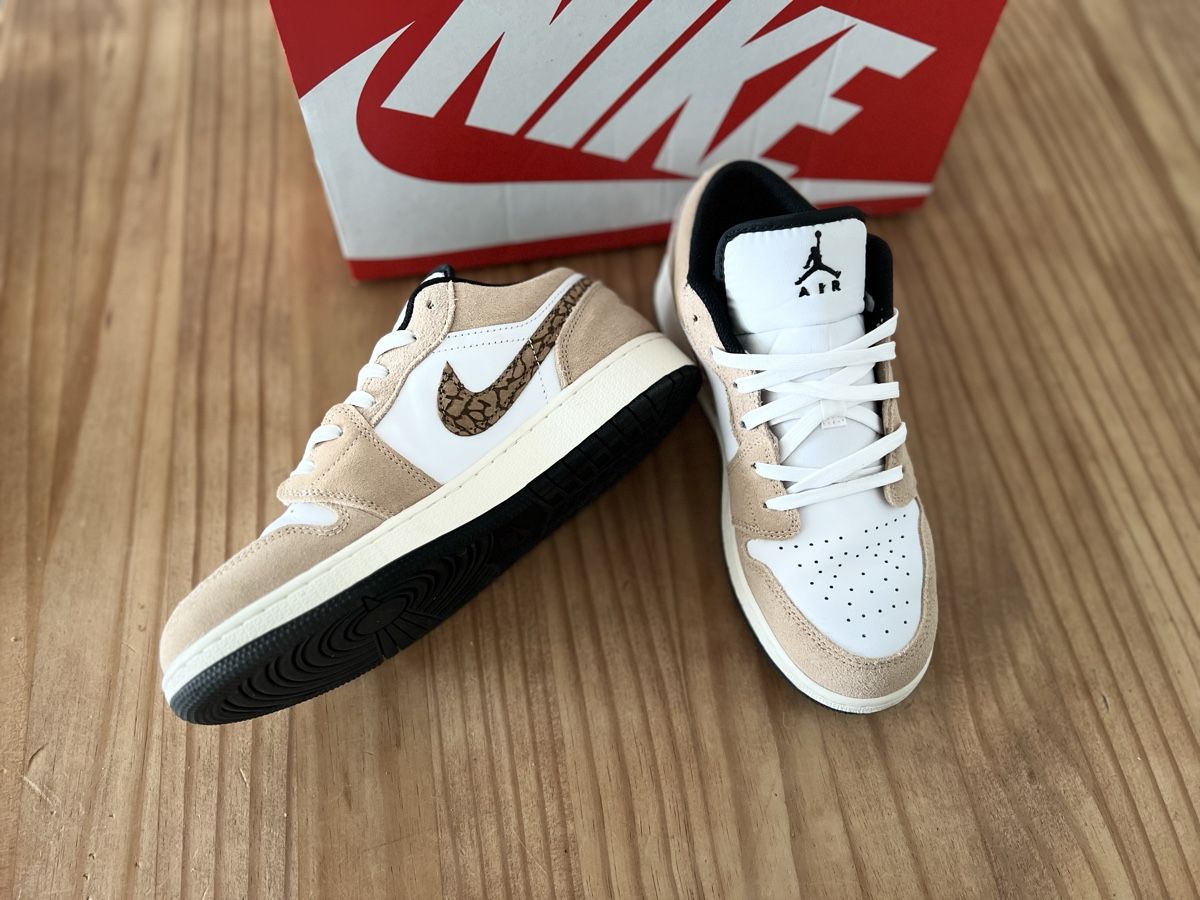 Jordan Scarpe da uomo: Air Jordan 1 Low SE Brown Elephant – Usato da Chavornay venduto da Rosiecat