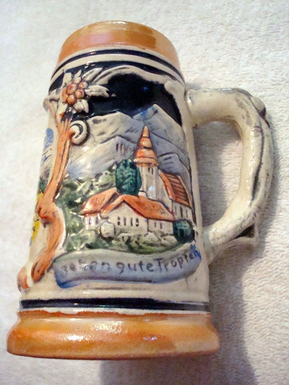 Tazze: 2 kleine Keramik Humpen mit 4 Becher – Nuovo (secondo la descrizione) da Ueberstorf venduto da dinbau 4
