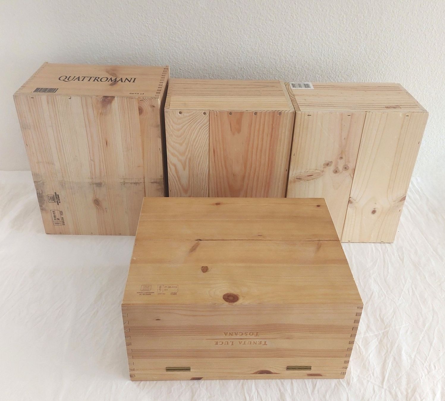 Altro: Vier Weinkisten als Aufbewahrungsboxen oder zur Deko – Nuovo e nell'imballaggio originale da Bergdietikon venduto da Zozo 5