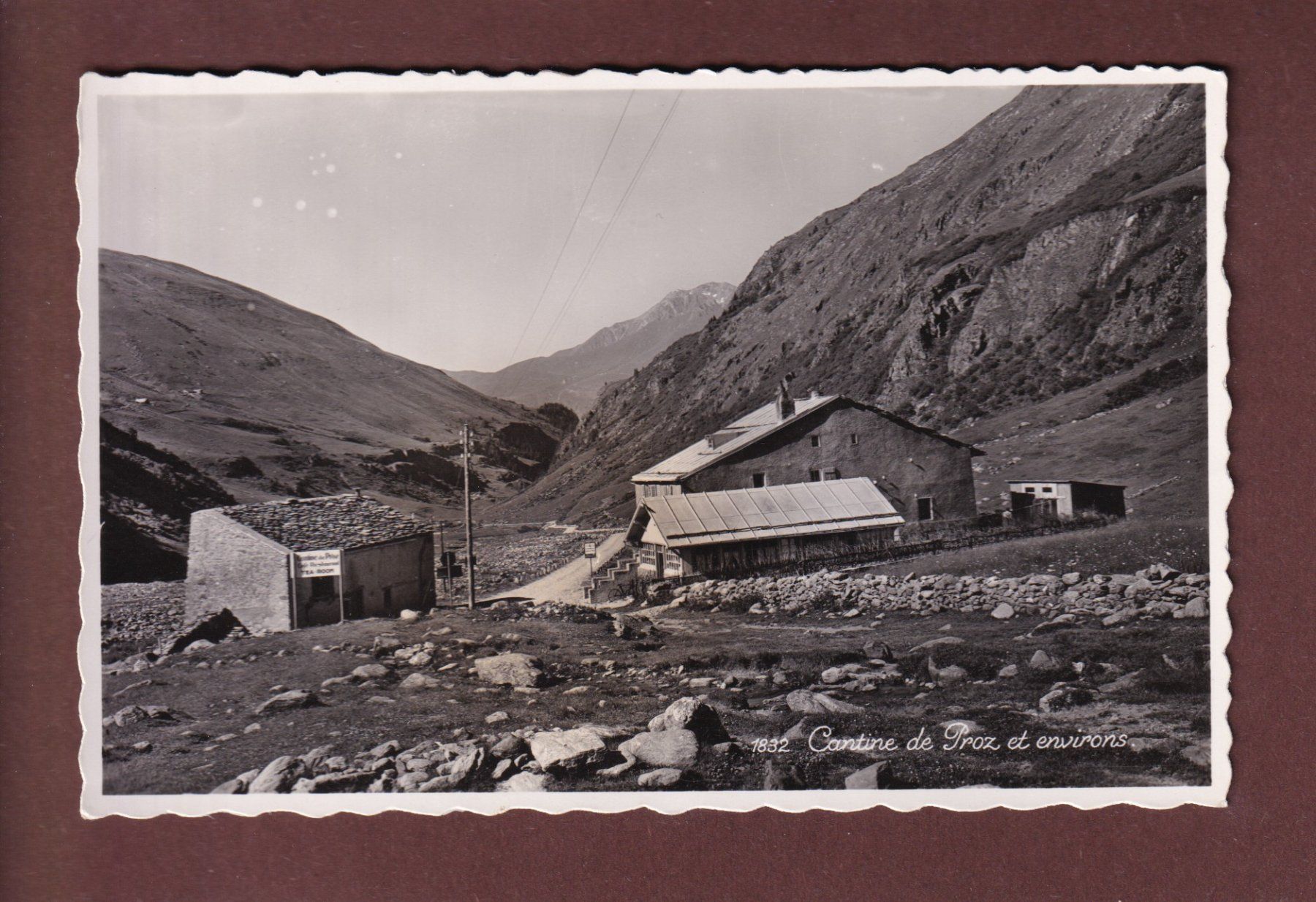Ansichtskarten: CANTINE DE PROZ et environs – Gebraucht aus Pully von nicecards-shop