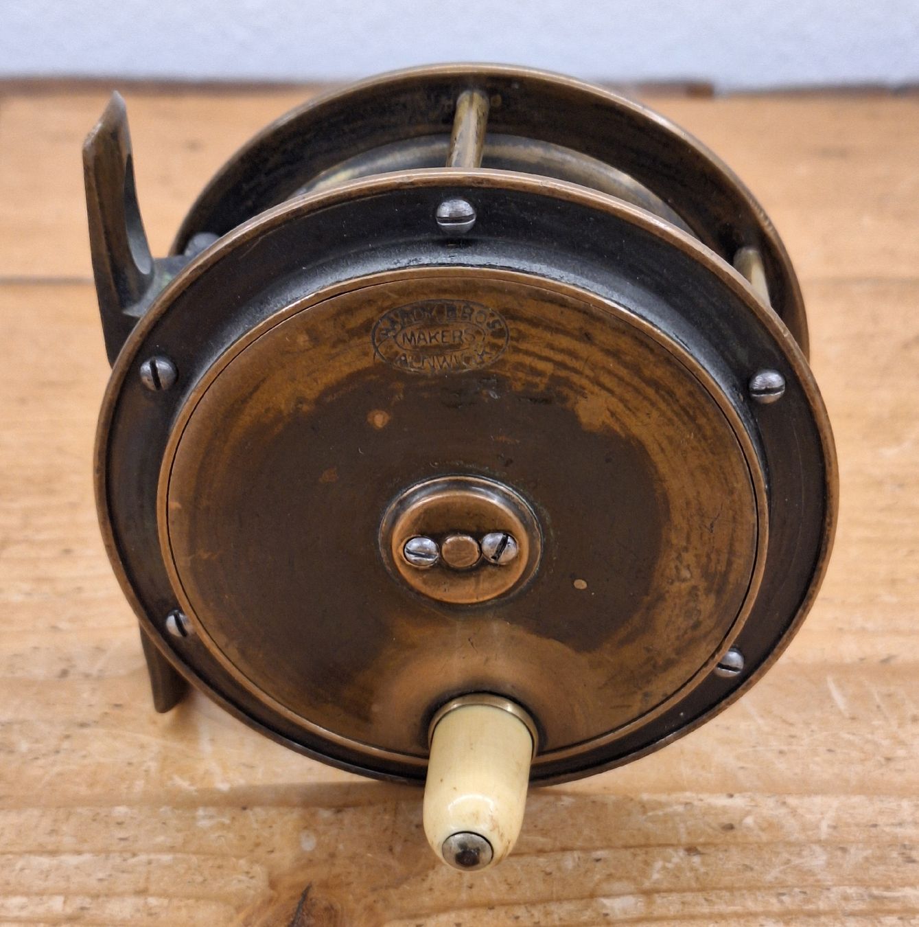 Tamburi & Mulinelli: Hardy Hercules 3 3/4 Lachsrolle ca.1890 – Usato da Aarberg venduto da Lemaxslahs 6