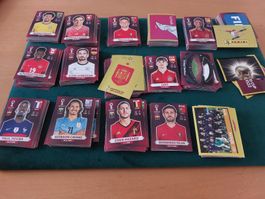Lot of 700+Panini World Cup Qatar 2022 ORTX Edition Stickers