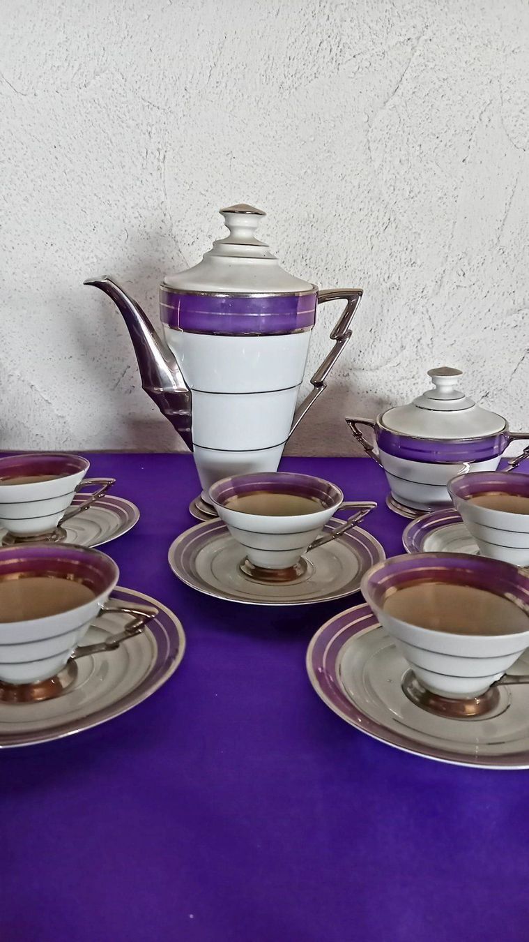 Set di piatti: Art Deco Tee Set, Rarität – Usato da Vilters venduto da Fleiflomi 1