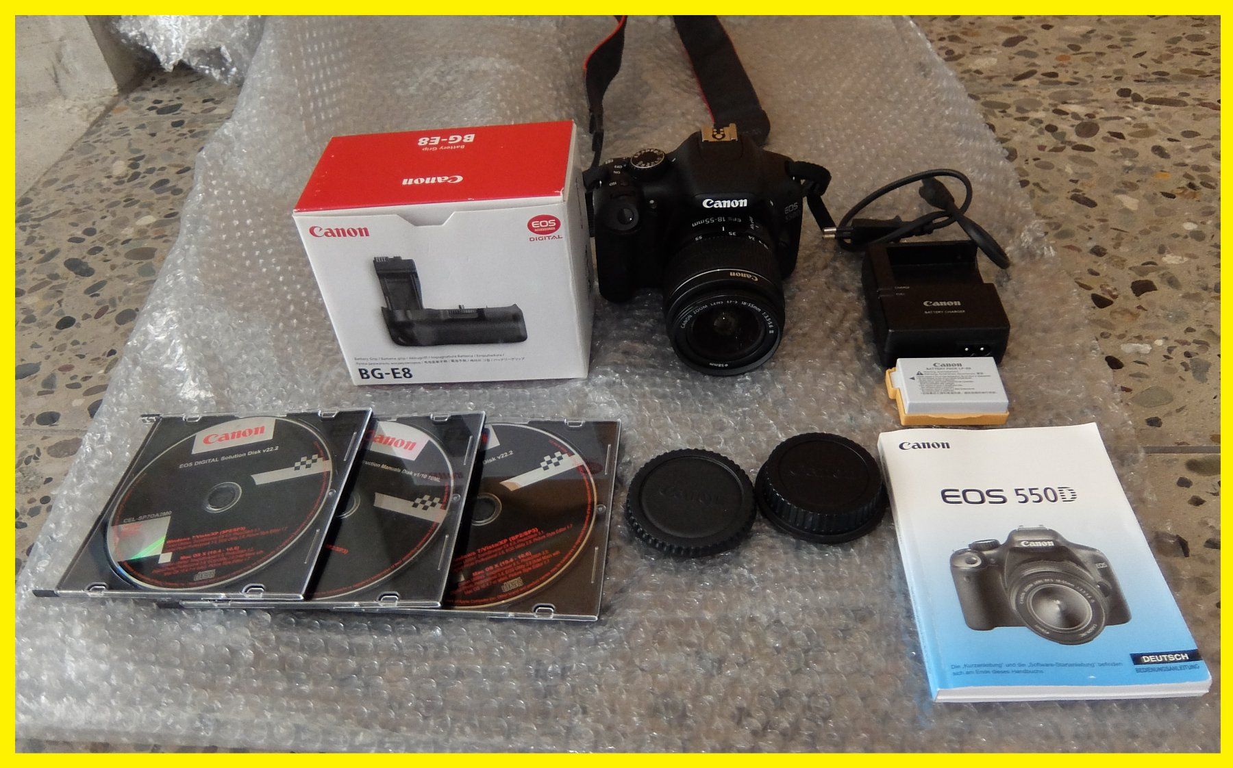 Canon Appareil photo: Canon EOS 550D Spiegelreflex Kamera mit Objektiv – D'occasion à Basel par Elektronik_Markt