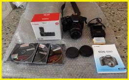Canon EOS 550D Spiegelreflex Kamera mit Objektiv