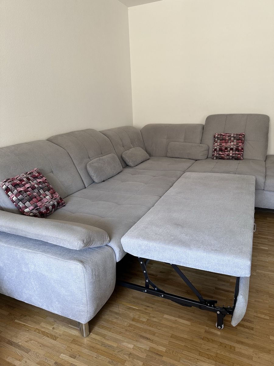 Sofas: Graues Ecksofa – D'occasion à Basel par vanelli35 4