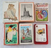 Diverese antike-/Vintage Quartett alle komplett 