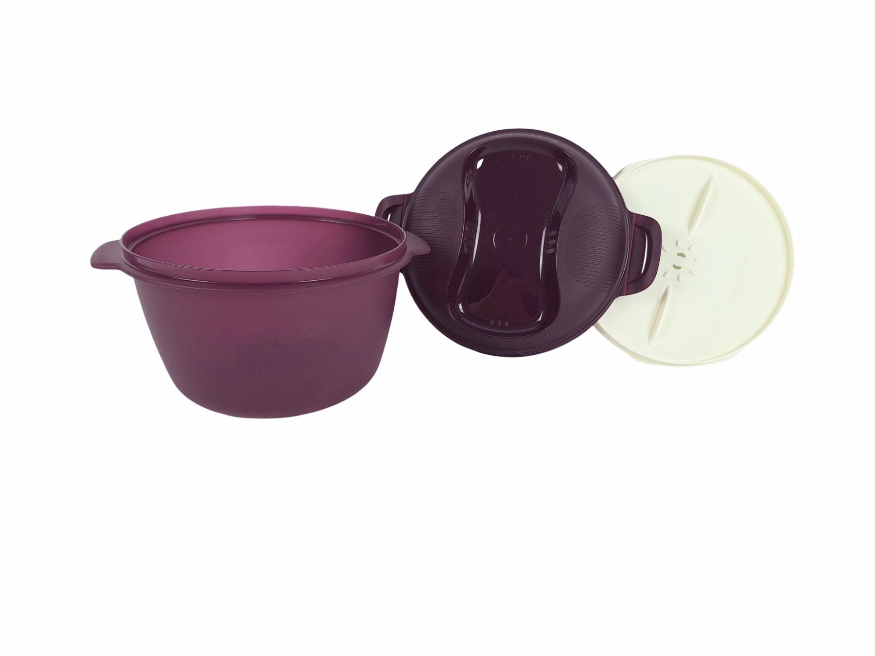 Tupperware Recipients et similaires: TUPPERWARE Micro Rice Maker Large 3L violett – Neuf (Voir description) à Breitenbach par Restwert_Breitenbach