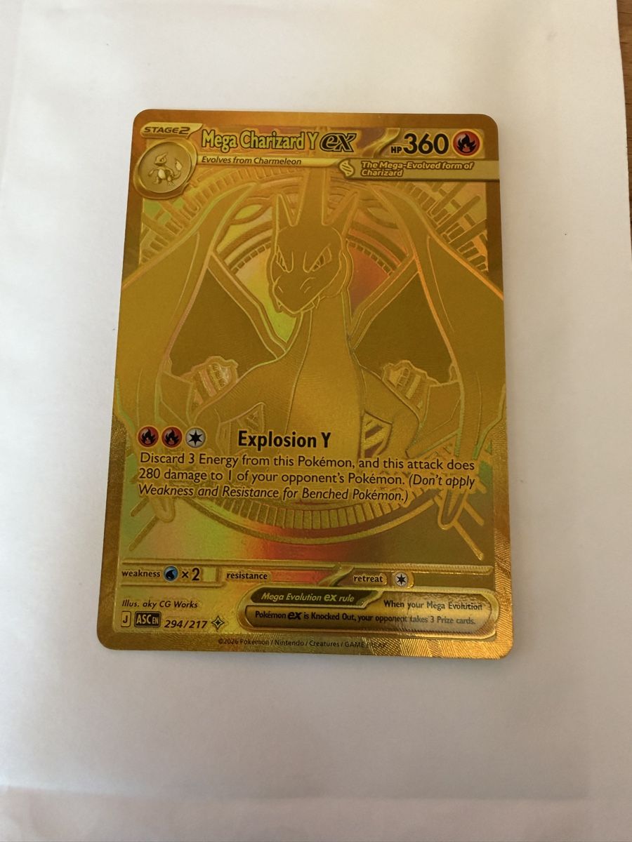 Pokémon Carte collezionabili: Mega Charizard Y EX 294/217 EN – Nuovo (secondo la descrizione) da Conthey venduto da Vswissplugs.com 1