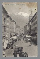 SION, UN JOUR DE MARCHÉ, ANIMÉE, UNSAUBER (SIEHE SCAN) *