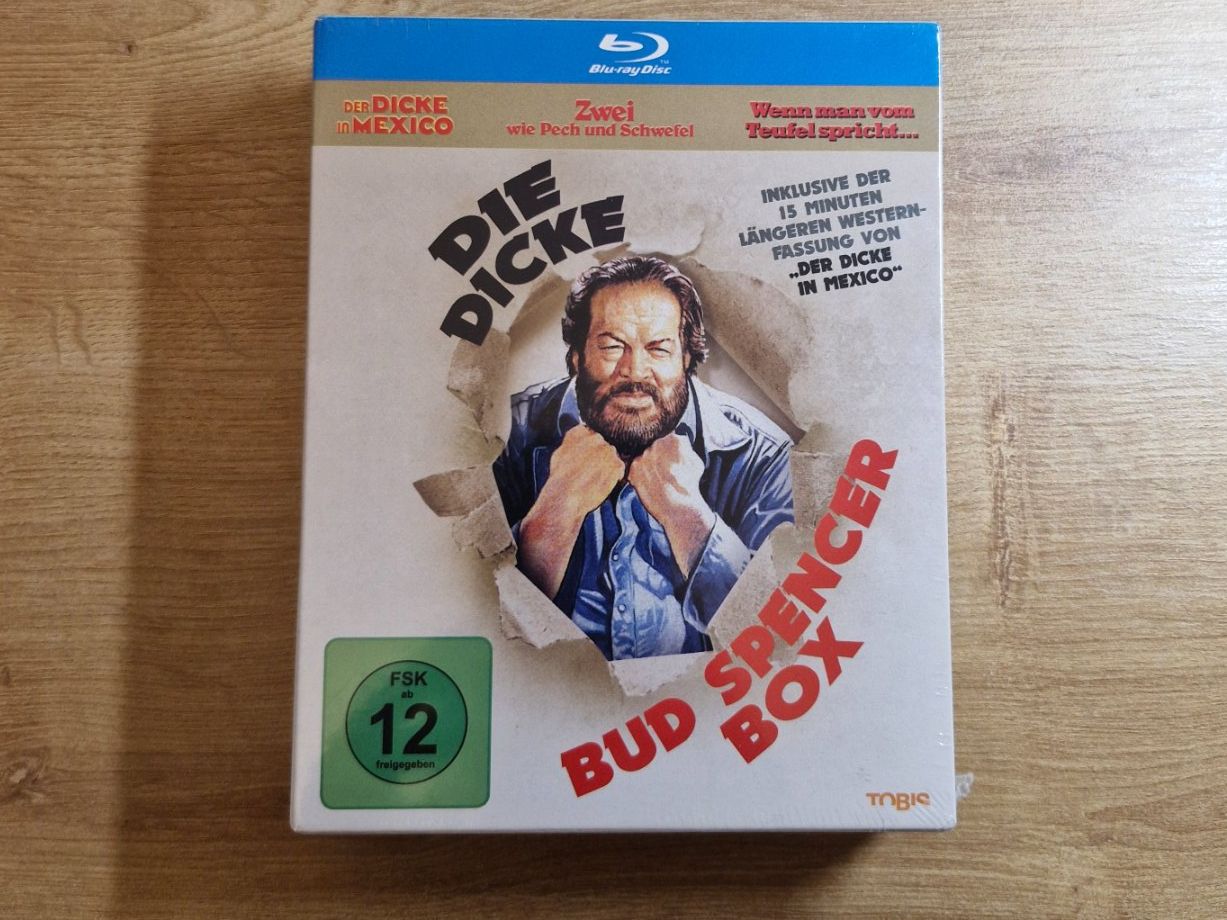 Tutti i DVDs: Die Dicke Bud Spencer Box NEU OVP Bluray – Nuovo e nell'imballaggio originale da Pfungen venduto da Whitie