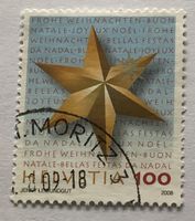 Nr.1292 Sondermarken Weihnachten Stern GESTEMPELT 2008   
