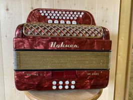 Hohner Noma II De Luxe Akkordeon rot/diatonisch
