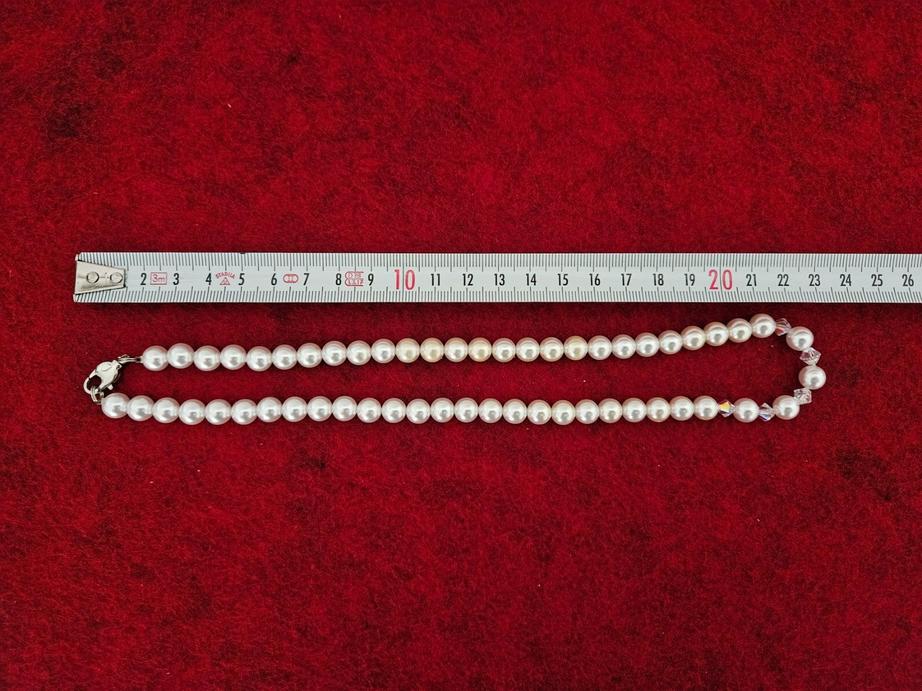 Ketten: Perlenkette mit Kristallen neuwertig Modeschmuck – Neu (gemäss Beschreibung) aus Menziken von sura76 4