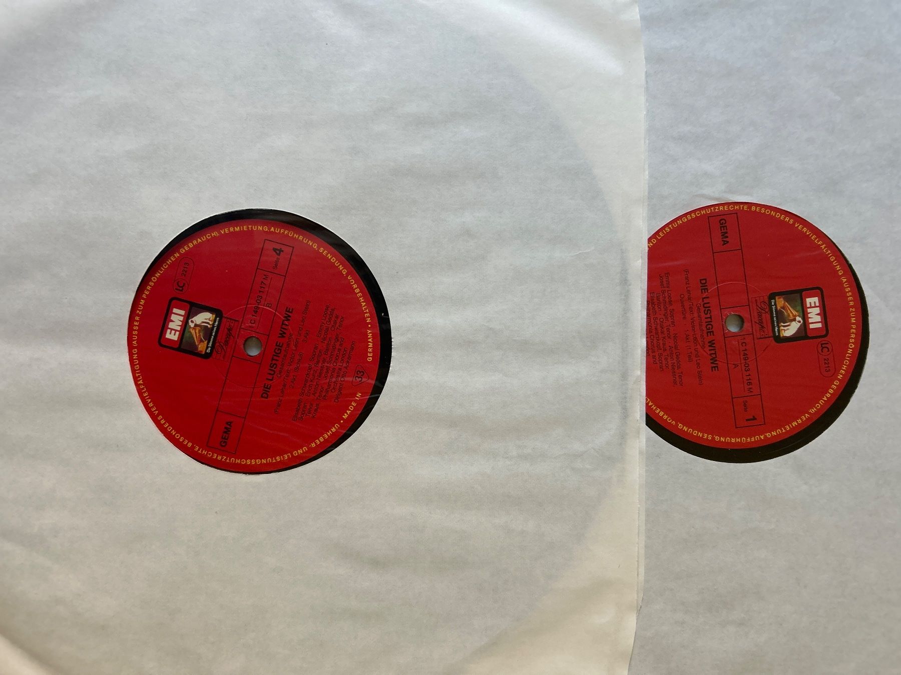 Dischi in vinile: Die lustige Witwe 2 LP Album Vinyl – Nuovo (secondo la descrizione) da Zürich venduto da Fisel1 3