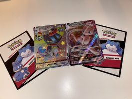 2 Pokemon VMAX Karten (Mew und Dragapult)