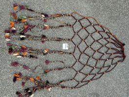 Geflochtener Nomaden-Zeltschmuck Antik 113 x 70 cm
